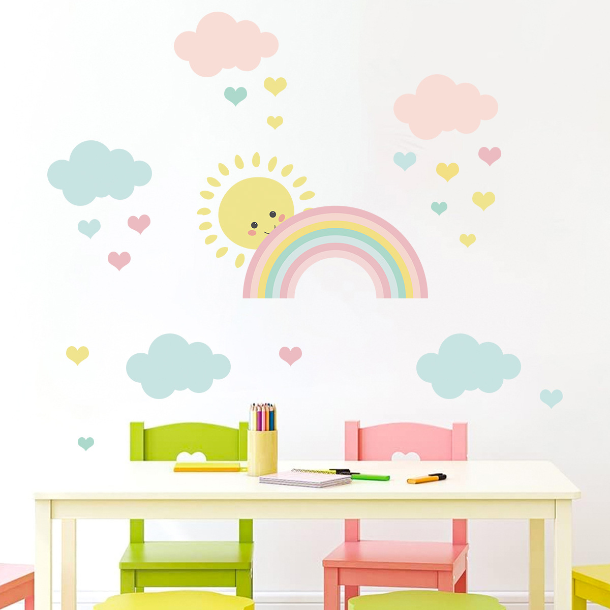 Autocollants muraux de dessin  - Baby Nursery Decor Girl avis et prix